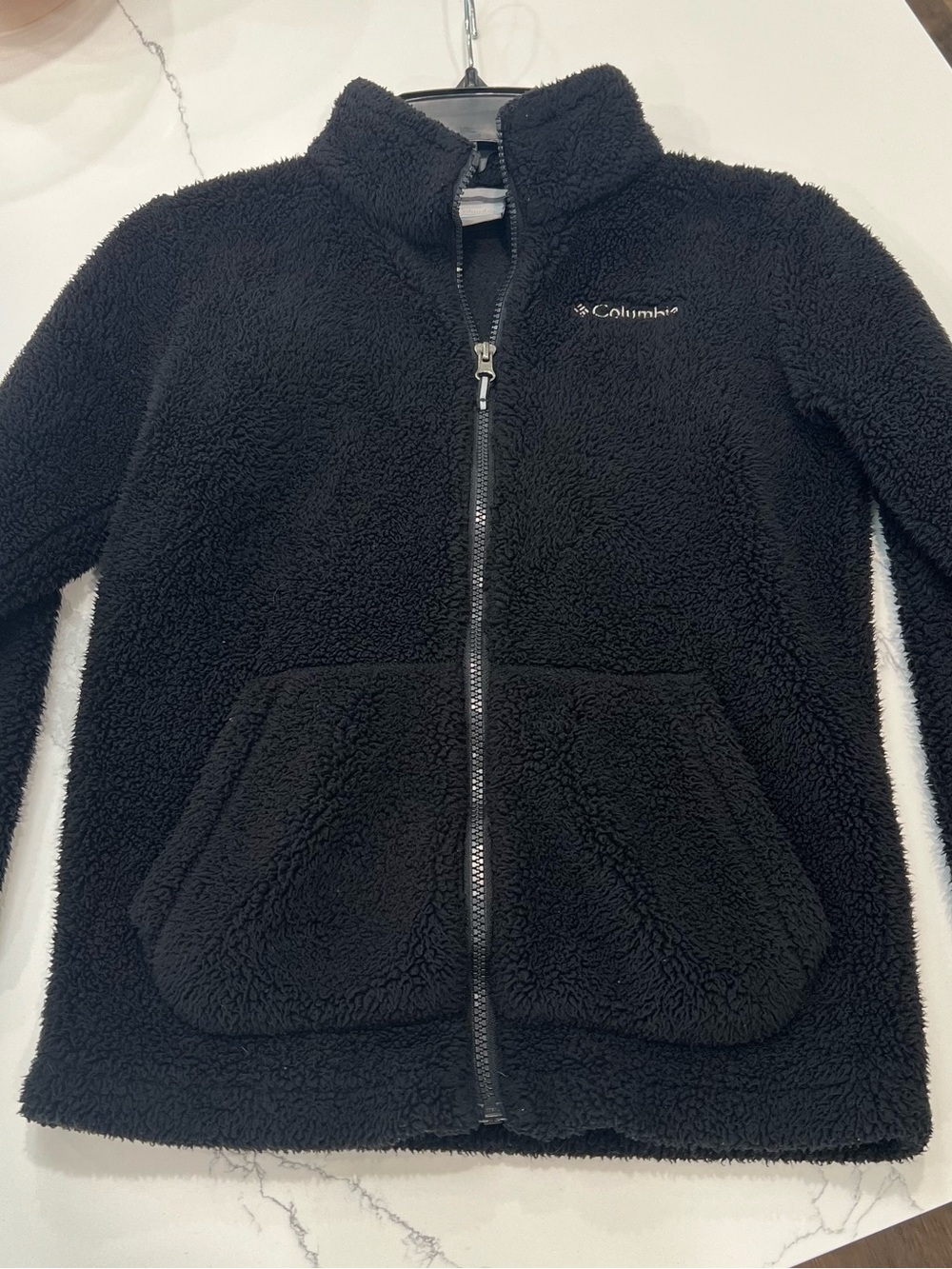 Columbia Kids' Black Sherpa Full-Zip Jacket